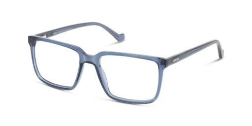 Unofficial UNOM0280 LL00 férfi téglalap alakú és kék színű szemüveg