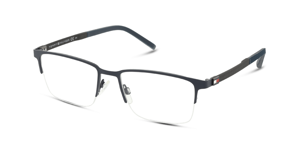Tommy Hilfiger TH 1917 férfi téglalap alakú és kék színű szemüveg