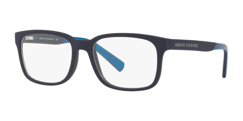 Armani Exchange 0AX3029 férfi téglalap alakú és kék színű szemüveg