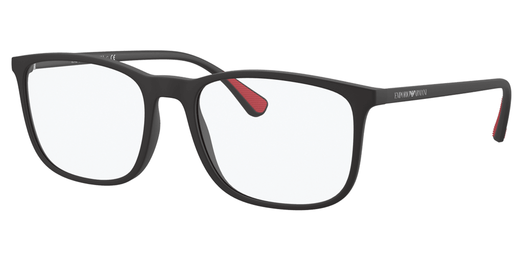 Emporio Armani 0EA3177 férfi négyzet alakú és fekete színű szemüveg