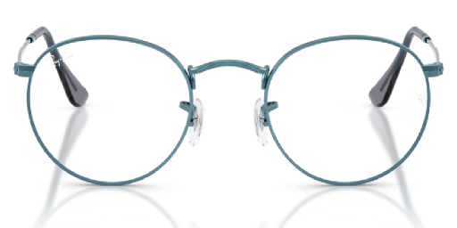 Ray-Ban 0RX3447V férfi kerek alakú és kék színű szemüveg