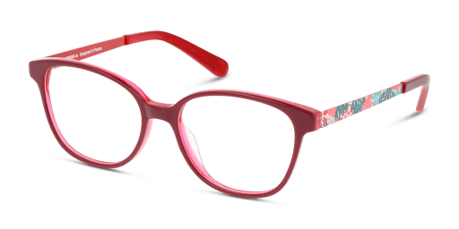 Unofficial UNOK5033 RX00 gyermek mandula alakú és rózsaszín színű szemüveg