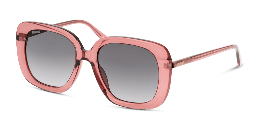 Unofficial UNSF0132 PPG0 női négyzet alakú és rózsaszín színű napszemüveg