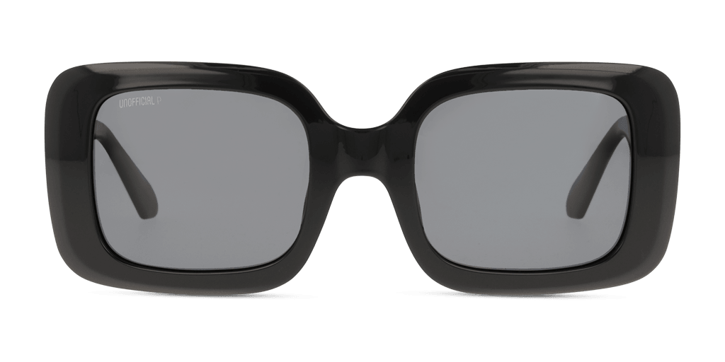 Unofficial UNSF0213P női téglalap alakú és fekete színű napszemüveg