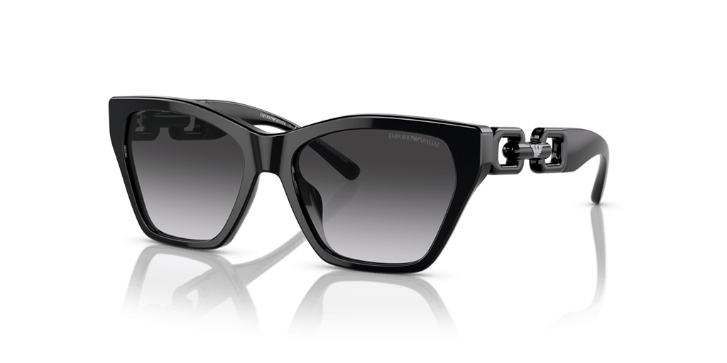 Emporio Armani 0EA4203U női macskaszem alakú és fekete színű napszemüveg