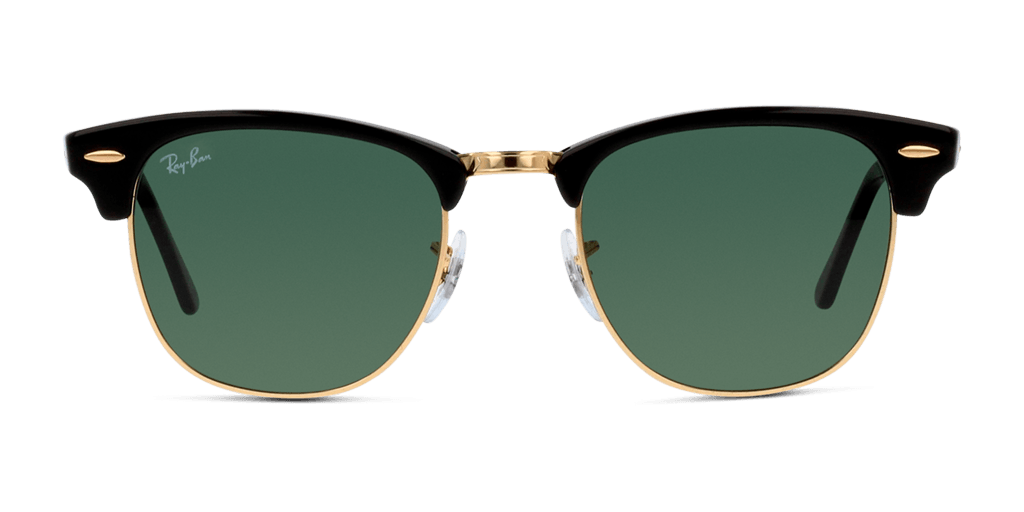 Ray-Ban Clubmaster RB3016 W0365 férfi négyzet alakú és fekete színű napszemüveg