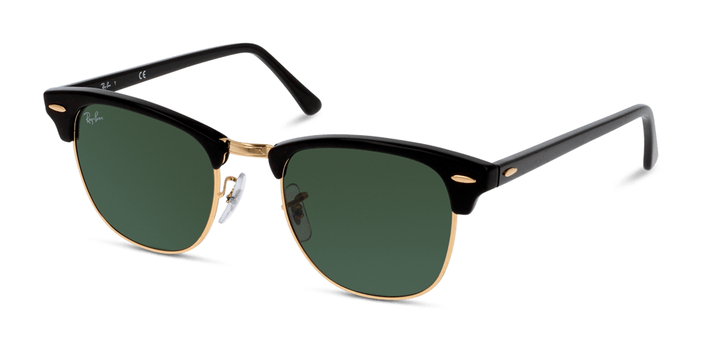 Ray-Ban Clubmaster RB3016 W0365 férfi négyzet alakú és fekete színű napszemüveg