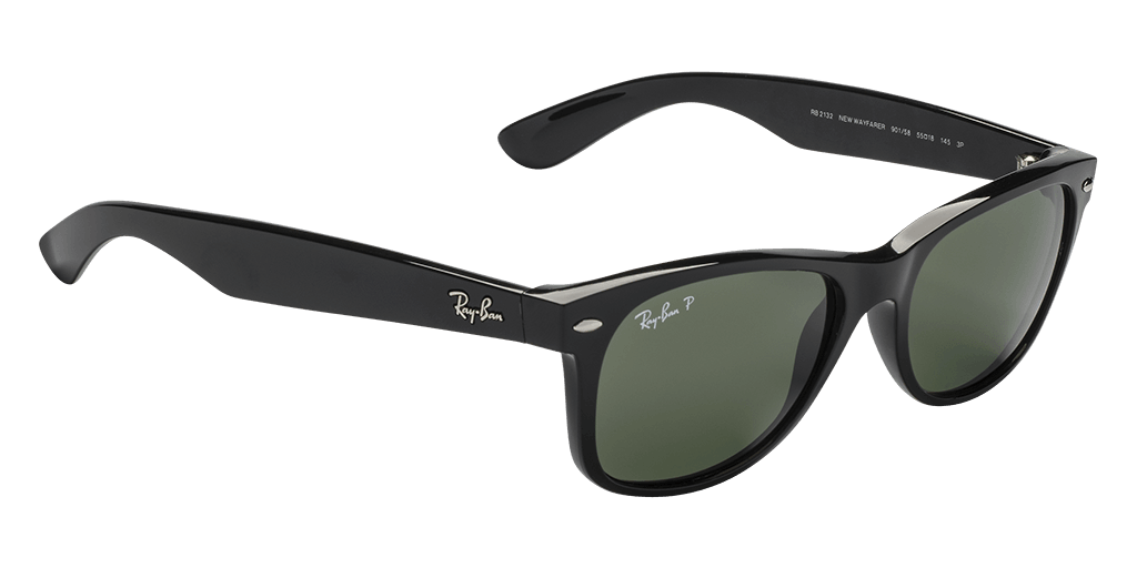 Ray-Ban New Wayfarer RB2132 901/58 férfi téglalap alakú és fekete színű napszemüveg