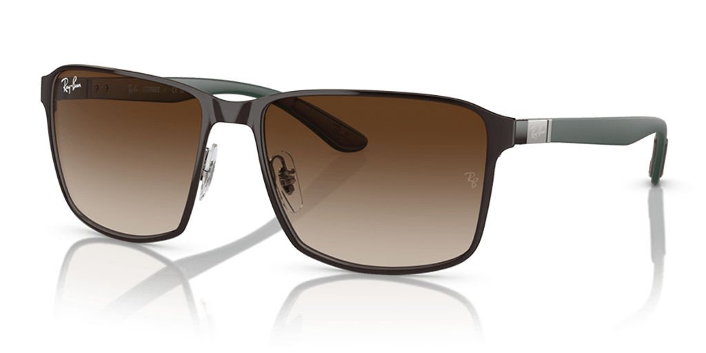 Ray-Ban 0RB3721 férfi négyzet alakú és barna színű napszemüveg