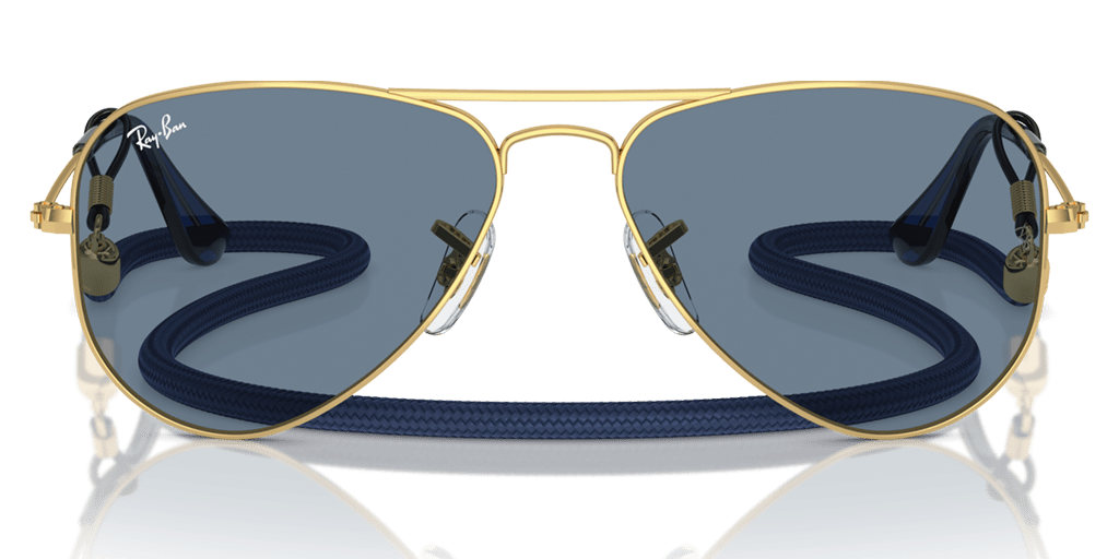 Ray-Ban 0RJ9506S gyermek pilóta alakú és arany színű napszemüveg