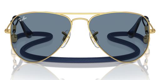 Ray-Ban 0RJ9506S gyermek pilóta alakú és arany színű napszemüveg