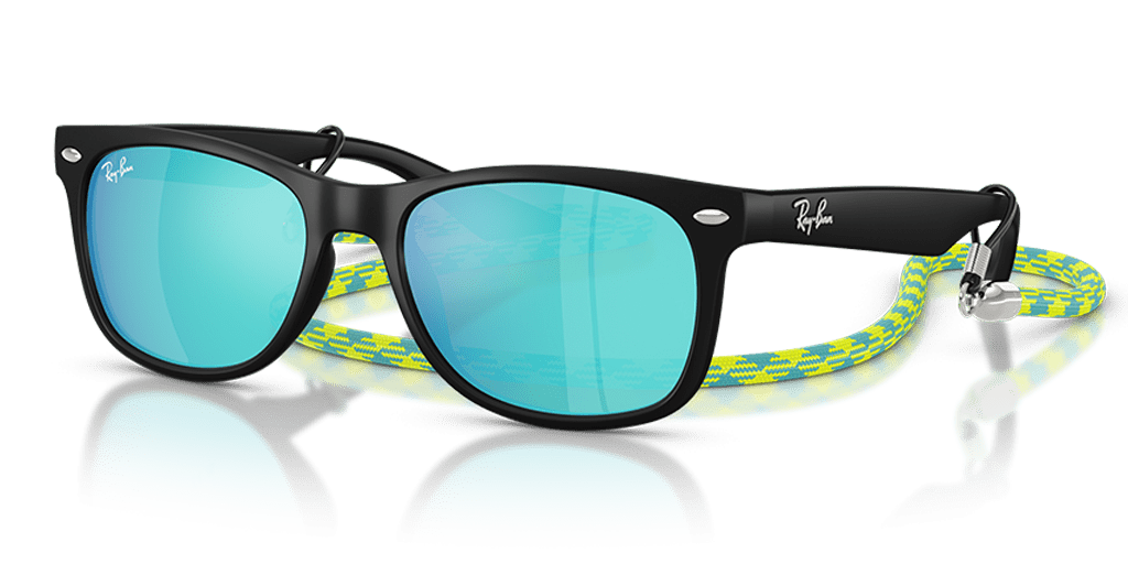 Ray-Ban 0RJ9052S gyermek négyzet alakú és fekete színű napszemüveg