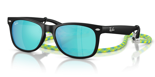 Ray-Ban 0RJ9052S gyermek négyzet alakú és fekete színű napszemüveg