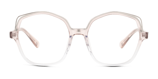 Unofficial UNOF0441 női hatszögletű alakú és rózsaszín színű szemüveg