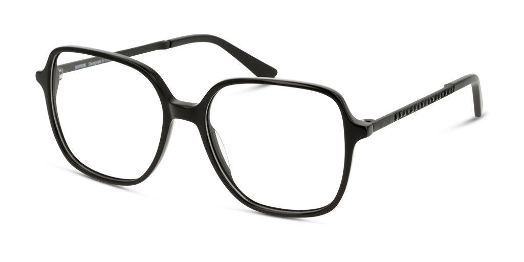 Unofficial UNOF0288 női négyzet alakú és fekete színű szemüveg