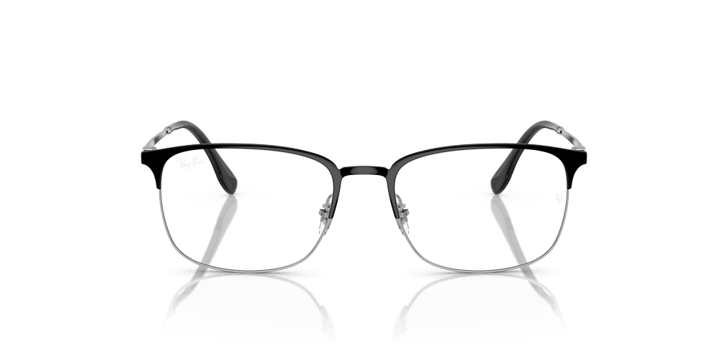 Ray-Ban 0RX6494 női négyzet alakú és fekete színű szemüveg
