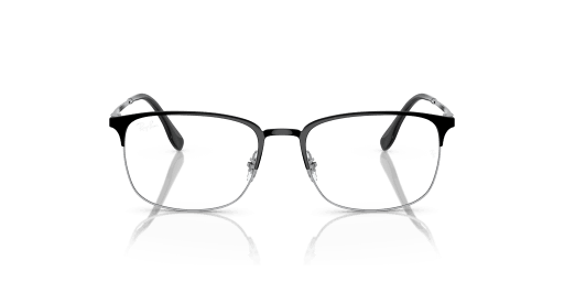 Ray-Ban 0RX6494 női négyzet alakú és fekete színű szemüveg