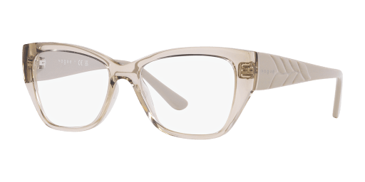 Vogue 0VO5483 női macskaszem alakú és átlátszó színű szemüveg