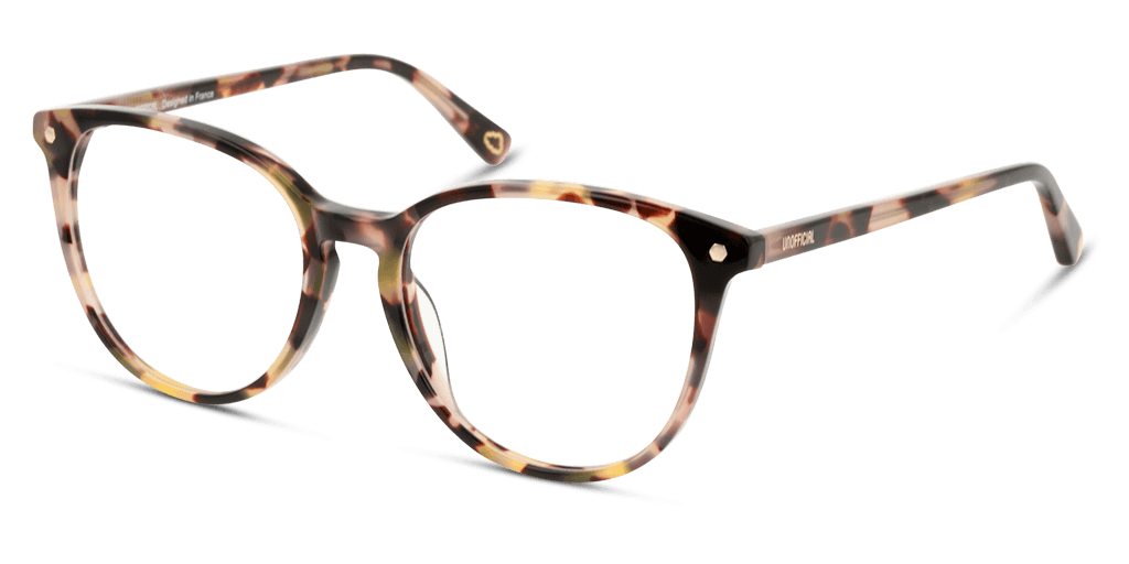 Unofficial UNOF0299 női macskaszem alakú és havana színű szemüveg