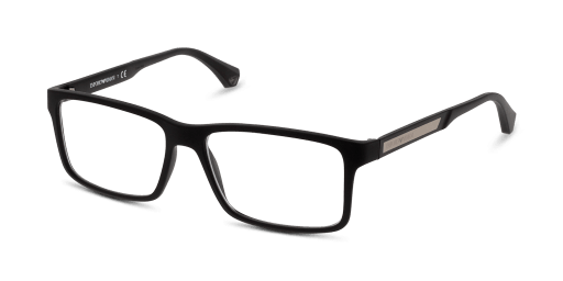 Emporio Armani EA3038 5063 férfi téglalap alakú és fekete színű szemüveg