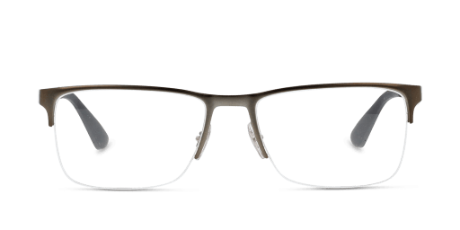 Ray-Ban RX6335 2855 férfi téglalap alakú és ezüst színű szemüveg