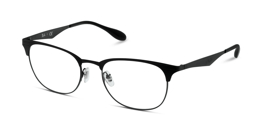Ray-Ban RX6346 2904 férfi ovális alakú és fekete színű szemüveg