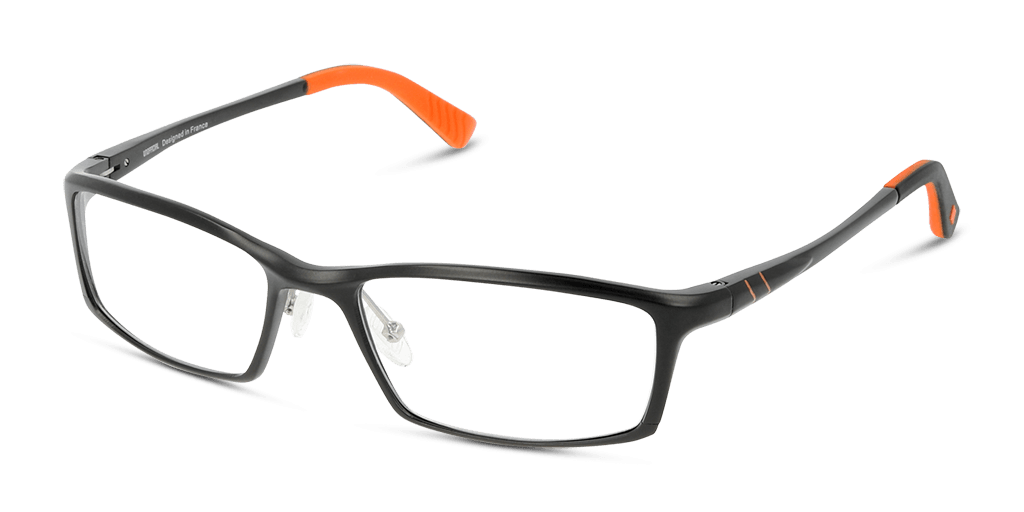 Unofficial UNOM0089 BB00 férfi téglalap alakú és fekete színű szemüveg