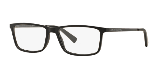 Armani Exchange 0AX3027 férfi téglalap alakú és fekete színű szemüveg