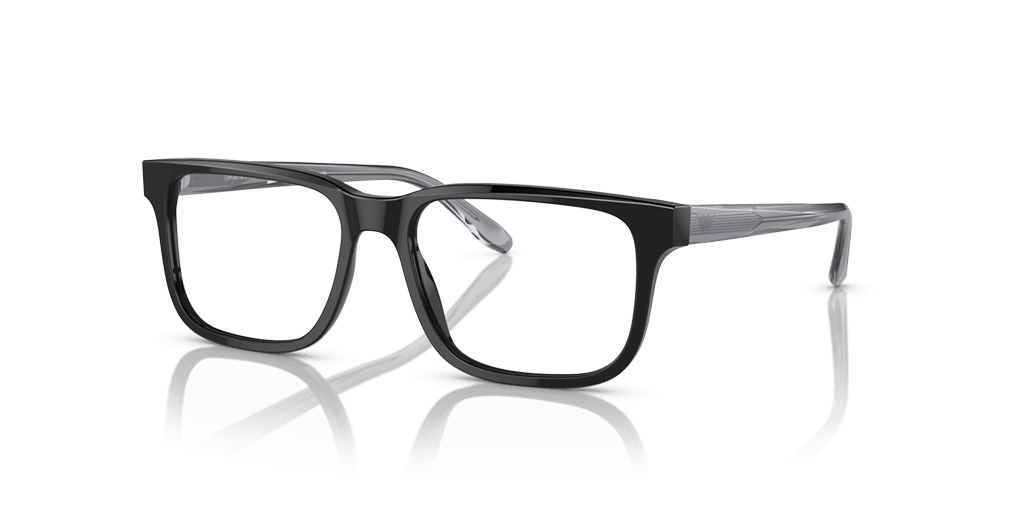 Emporio Armani 0EA3218 férfi téglalap alakú és fekete színű szemüveg