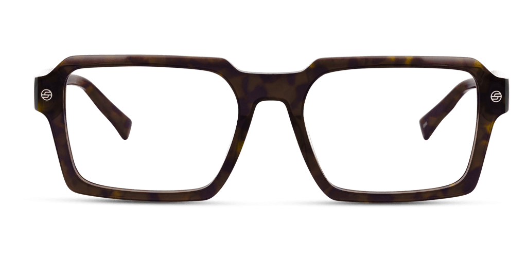 Unofficial 0UO2160 férfi téglalap alakú és havana színű szemüveg