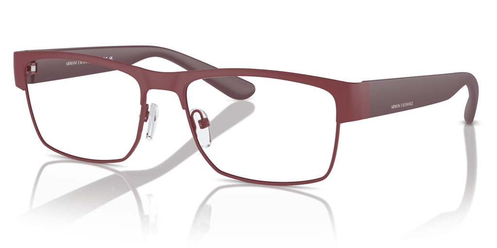 Armani Exchange AX1065 6122 férfi téglalap alakú és piros színű szemüveg