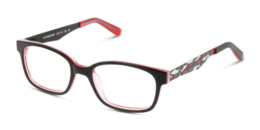 Twiins TWKK19 gyermek téglalap alakú és fekete színű szemüveg
