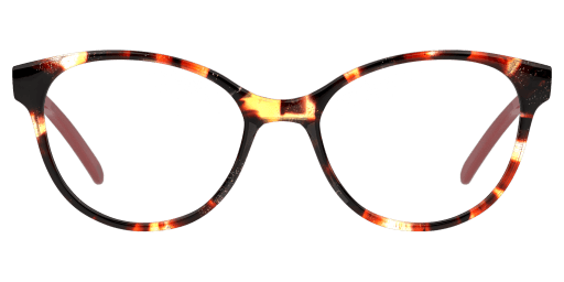 Unofficial UNOK5038 gyermek macskaszem alakú és havana színű szemüveg