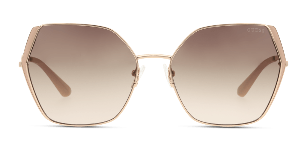 Guess GU7843 női különleges alakú és arany színű napszemüveg
