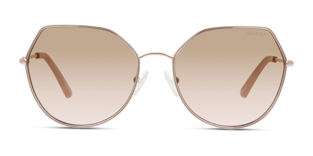 Guess GU7867 32F női különleges alakú és arany színű napszemüveg