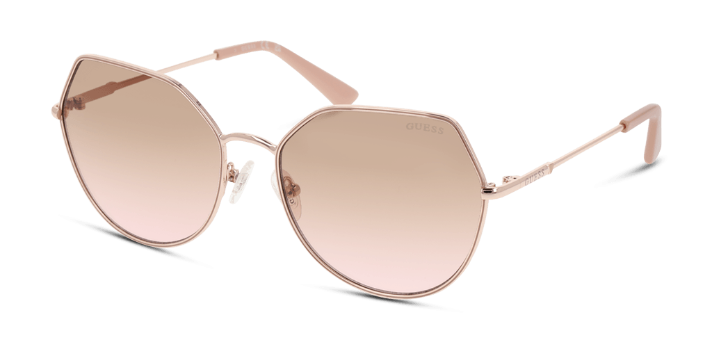 Guess GU7867 32F női különleges alakú és arany színű napszemüveg