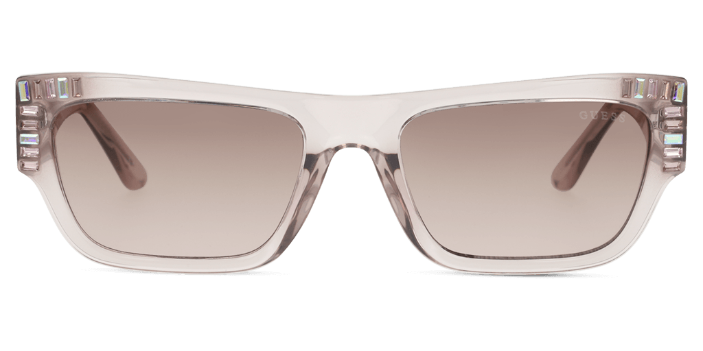 Guess GU7902 női téglalap alakú és átlátszó színű napszemüveg