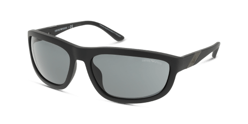 Emporio Armani EA4183U 500187 férfi négyzet alakú és fekete színű napszemüveg