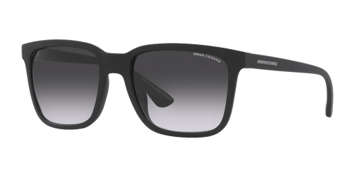 Armani Exchange 0AX4112SU férfi téglalap alakú és fekete színű napszemüveg