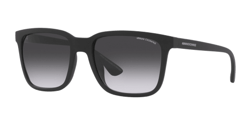 Armani Exchange AX4112SU 80788G férfi téglalap alakú és fekete színű napszemüveg