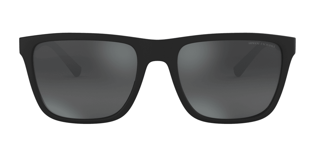 Armani Exchange 0AX4080S férfi négyzet alakú és fekete színű napszemüveg