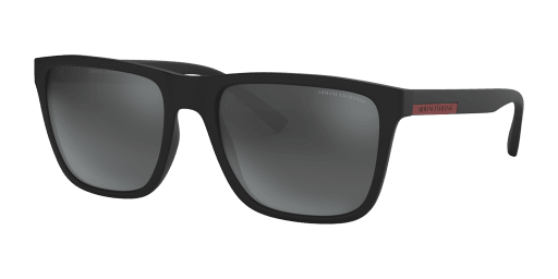 Armani Exchange 0AX4080S férfi négyzet alakú és fekete színű napszemüveg