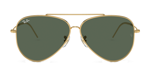 Ray-Ban RBR0101S 001/VR férfi pilóta alakú és arany színű napszemüveg