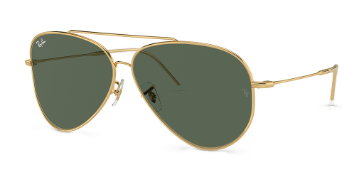 Ray-Ban Aviator Reverse RBR 0101S (001/VR) férfi pilóta alakú és arany színű napszemüveg