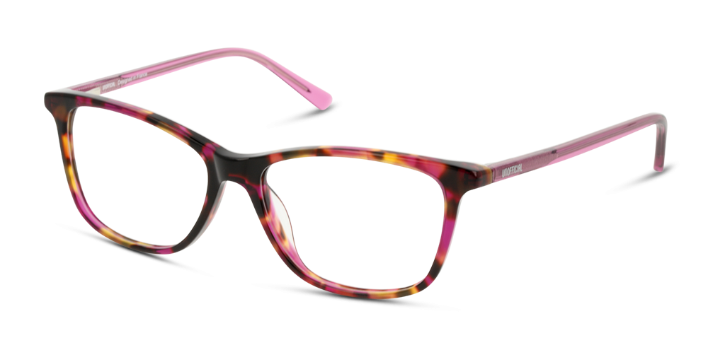 Unofficial UNOF0306 női téglalap alakú és havana színű szemüveg
