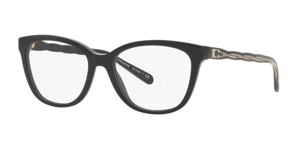 Coach 0HC6186 női négyzet alakú és fekete színű szemüveg