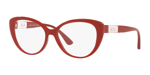 Armani Exchange AX3093 8088 női macskaszem alakú és piros színű szemüveg
