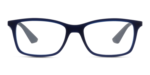Ray-Ban 0RX7047 férfi téglalap alakú és kék színű szemüveg