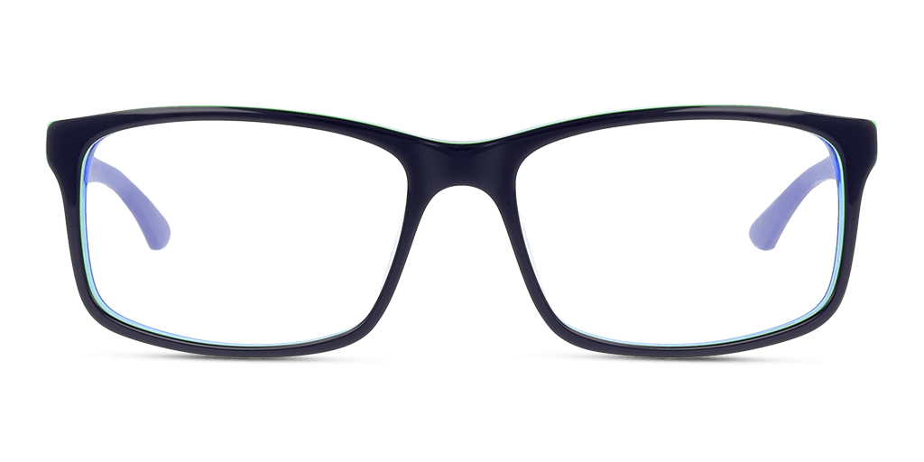 Puma PU0074O 6 férfi téglalap alakú és kék színű szemüveg