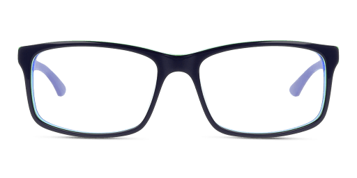 Puma PU0074O 6 férfi téglalap alakú és kék színű szemüveg